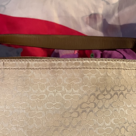 Great canvas and leather Coach shoulder bag - Picture 3 of 11